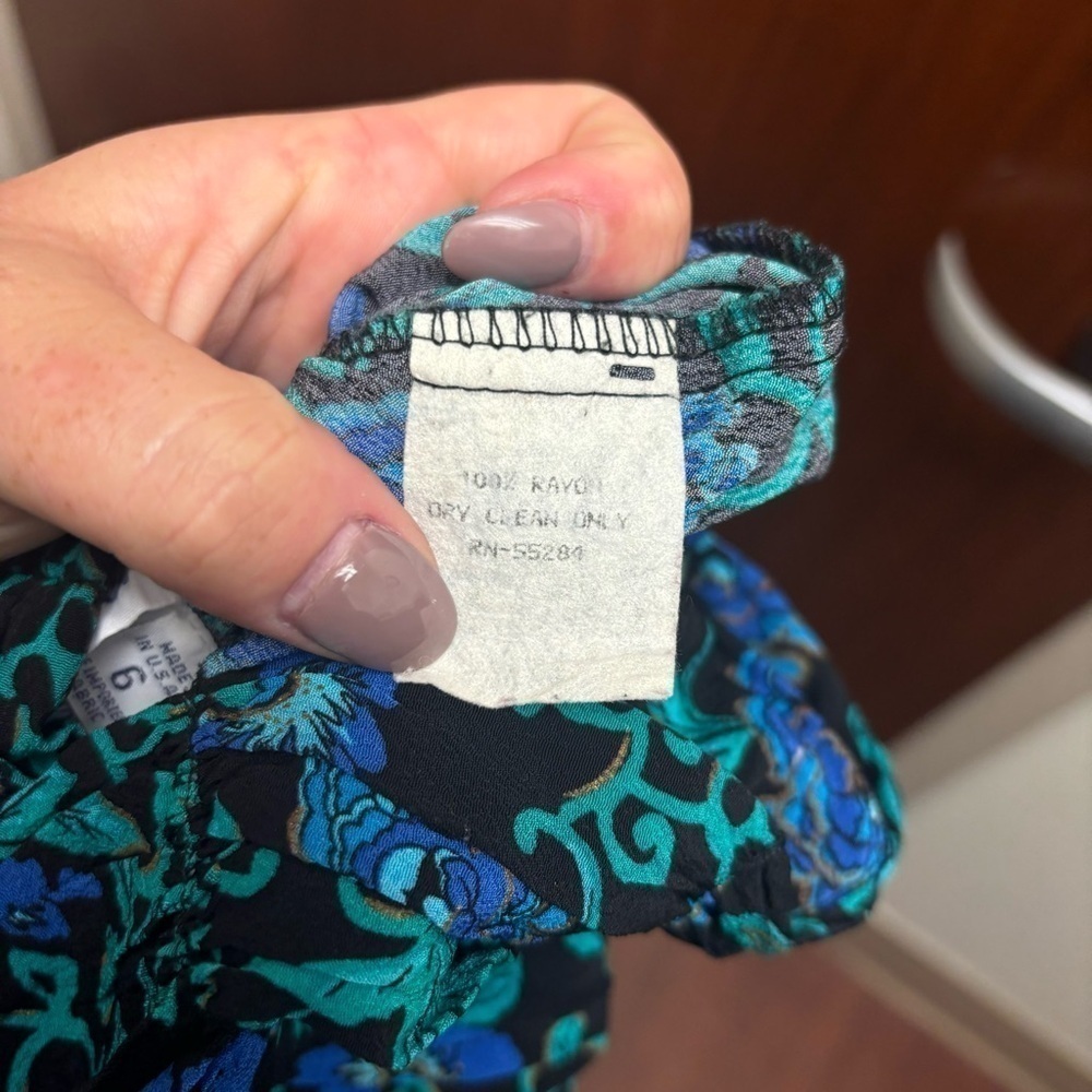 David Brooks Vintage Floral Pants - Picture 13 of 13